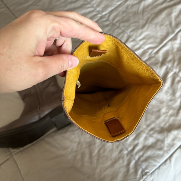 Bussola size 10 soft leather boots Biella style espresso brown - Picture 8 of 10